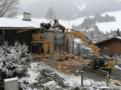 Liemers Lodge - Startschuss der Baustelle und Abriss des Gebäudes
